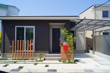 たつの市一条工務店の外構