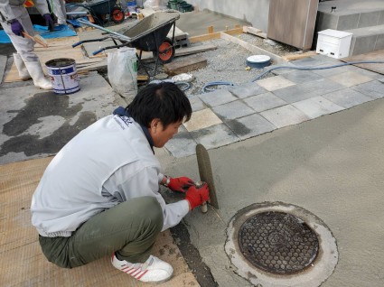 姫路外構駐車場土間コン工事 姫路外構駐車場土間コン工事