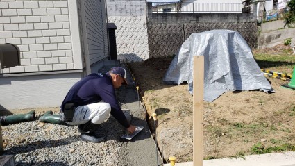 隣地境界ブロック積み 隣地境界ブロック積み