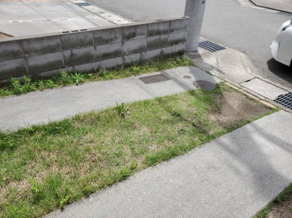 駐車場のコンクリート追加工事 駐車場のコンクリート追加工事