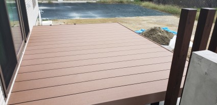 相生市庭|人工木ウッドデッキ 相生市庭|人工木ウッドデッキ