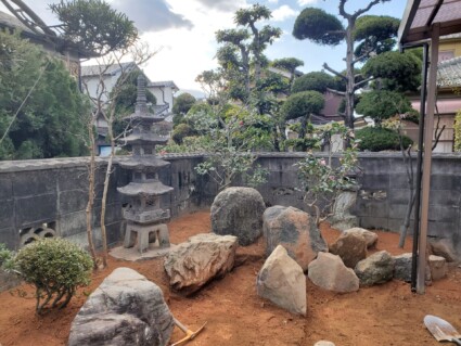 滝流れ石組 滝流れ石組