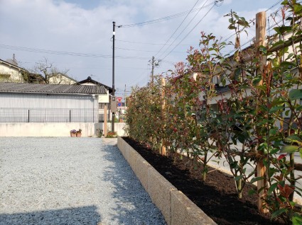 石積み花壇 石積み花壇