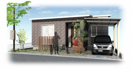 たつの市外構|ナチュラルモダンのエクステリアガーデン たつの市外構|ナチュラルモダンのエクステリアガーデン