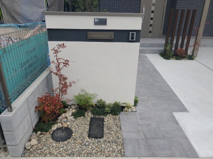 姫路新築外構|パナホームのオシャレエクスクテリア 姫路新築外構|パナホームのオシャレエクスクテリア