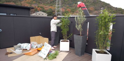 姫路ガーデンファニチャー｜植栽工事