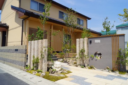 姫路外構|緑豊かなフロントガーデン 姫路外構|緑豊かなフロントガーデン