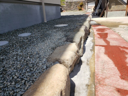 佐用町土留め石積み工事 佐用町土留め石積み工事