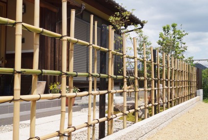 姫路市外構|天然竹垣 姫路市外構|天然竹垣
