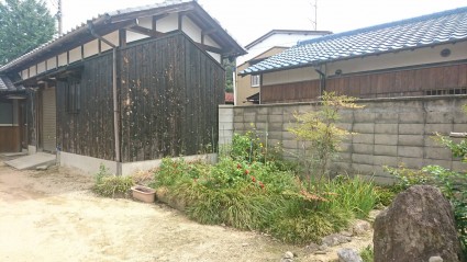 和庭の一部を駐車場にガーデンリフォーム 和庭の一部を駐車場にガーデンリフォーム