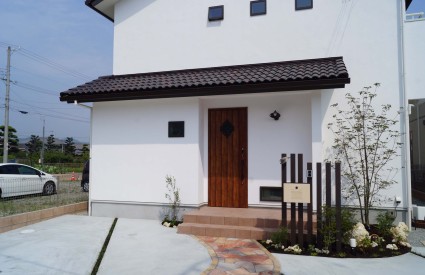 乱形石貼りアプローチ 姫路市網干 乱形石貼りアプローチ 姫路市網干