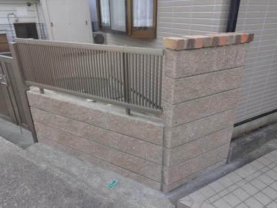 ブロックフェンスアフター