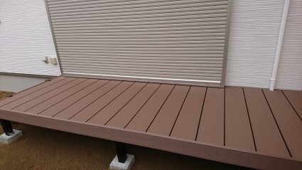 姫路市外構|樹脂デッキ 姫路市外構|樹脂デッキ