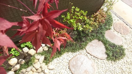 和室前の坪庭 和室前の坪庭