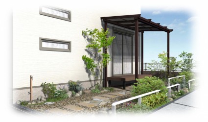 たつの市庭|木調の独立テラス たつの市庭|木調の独立テラス