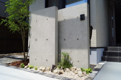 かっこいいオシャレな門柱 かっこいいオシャレな門柱