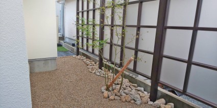 姫路庭工事|和モダン目隠しフェンス 姫路庭工事|和モダン目隠しフェンス